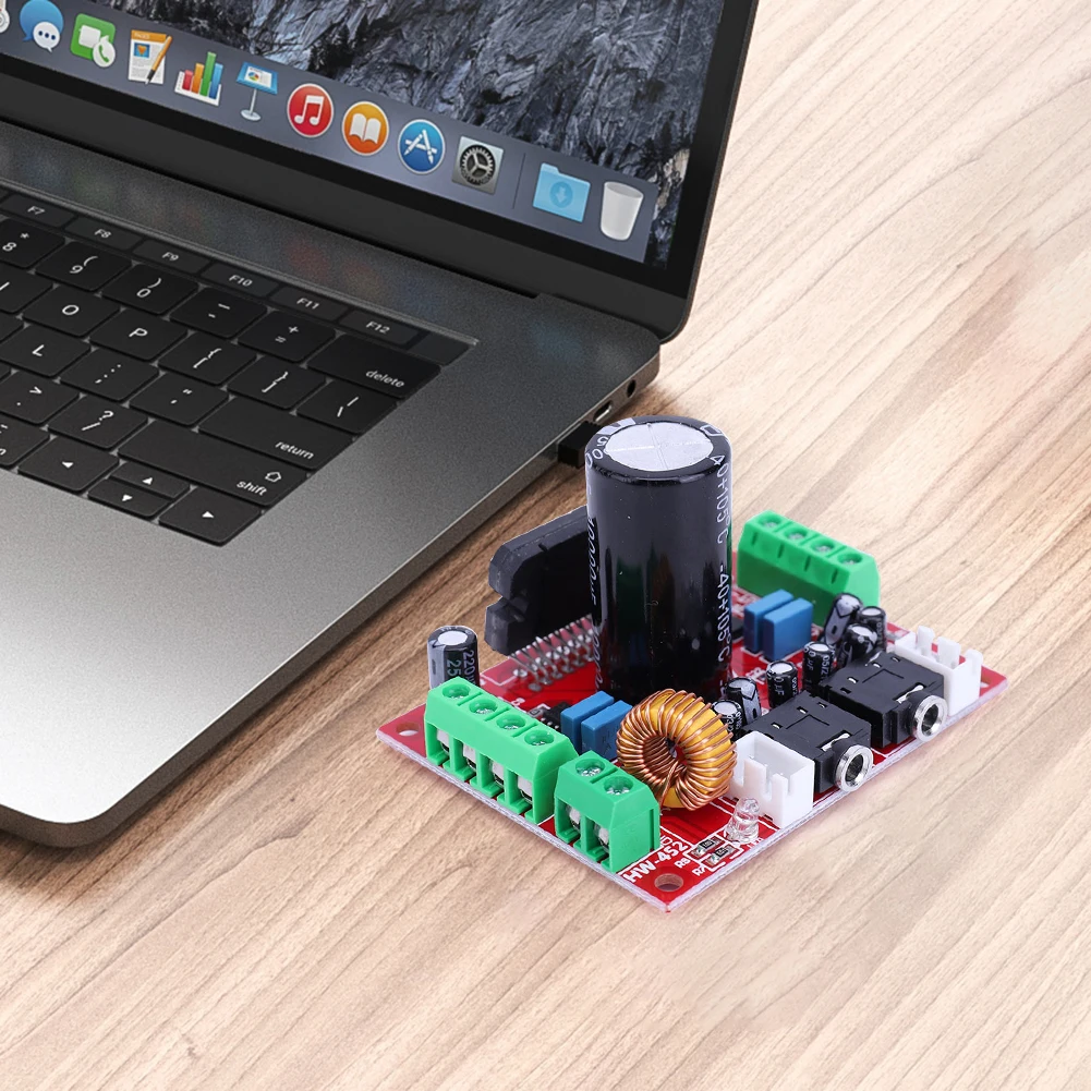 Плата цифрового усилителя класса Fever, модуль стереоусилителя постоянного тока 12 В TDA7850, 4 канала с шумоподавлением BA3121 для автоматического аудио