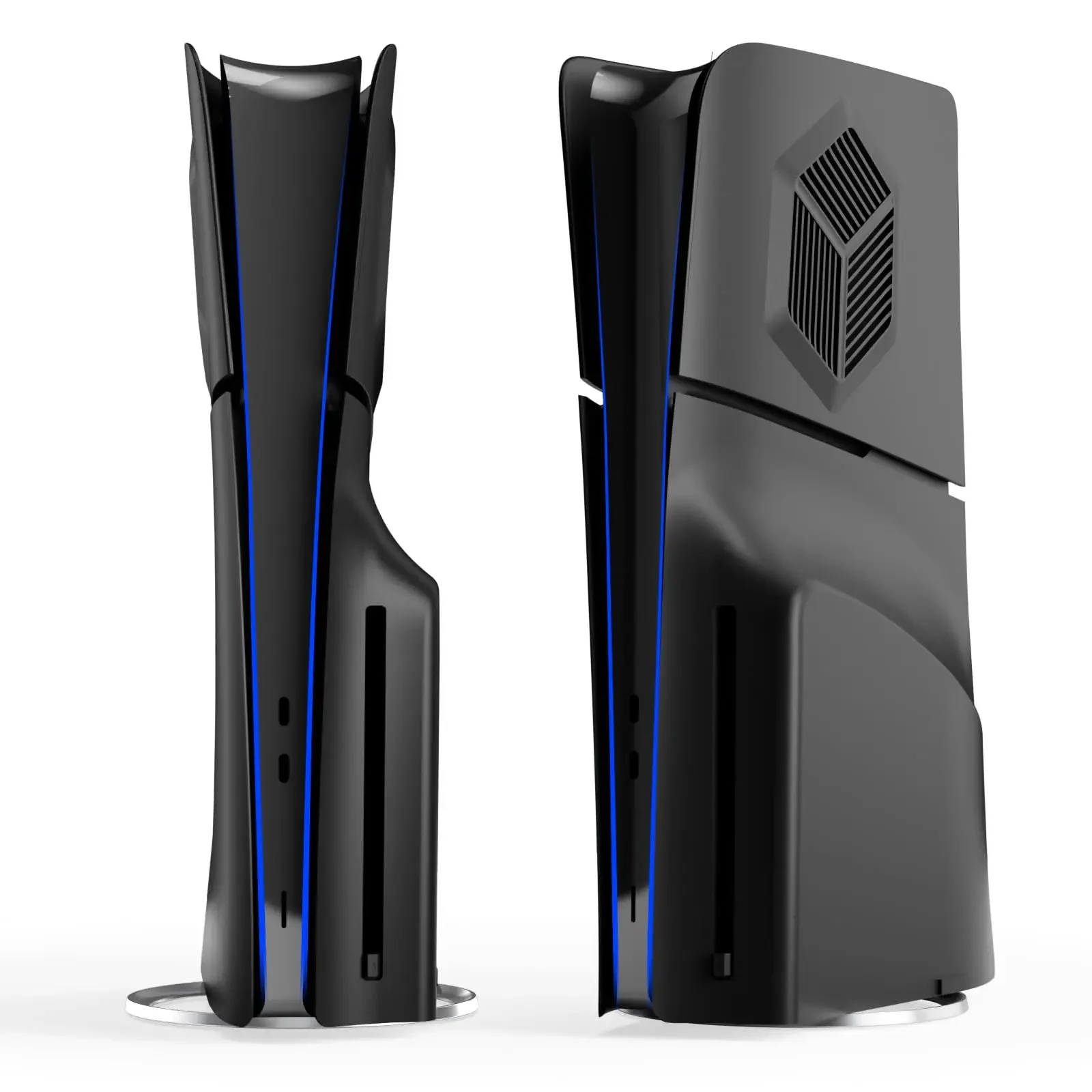 Face Plates for PS5 Slim Disc Edition Console Accessories Cover Faceplate Cooling Vents Custom Side Panel Skin Shell Replacement