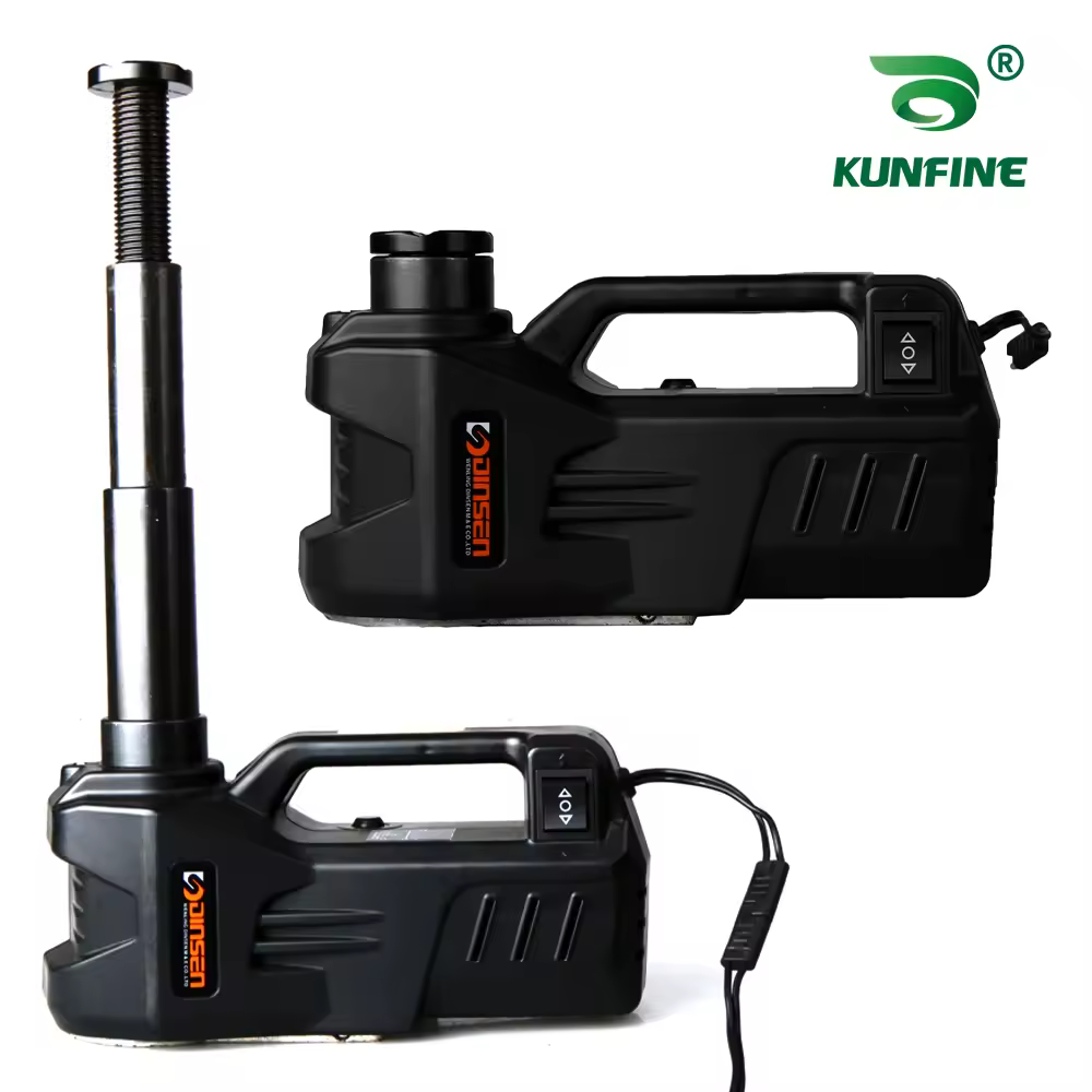 KUNFINE-gato de aire hidráulico para coche, elevador de neumáticos eléctrico, 12V, 5 toneladas