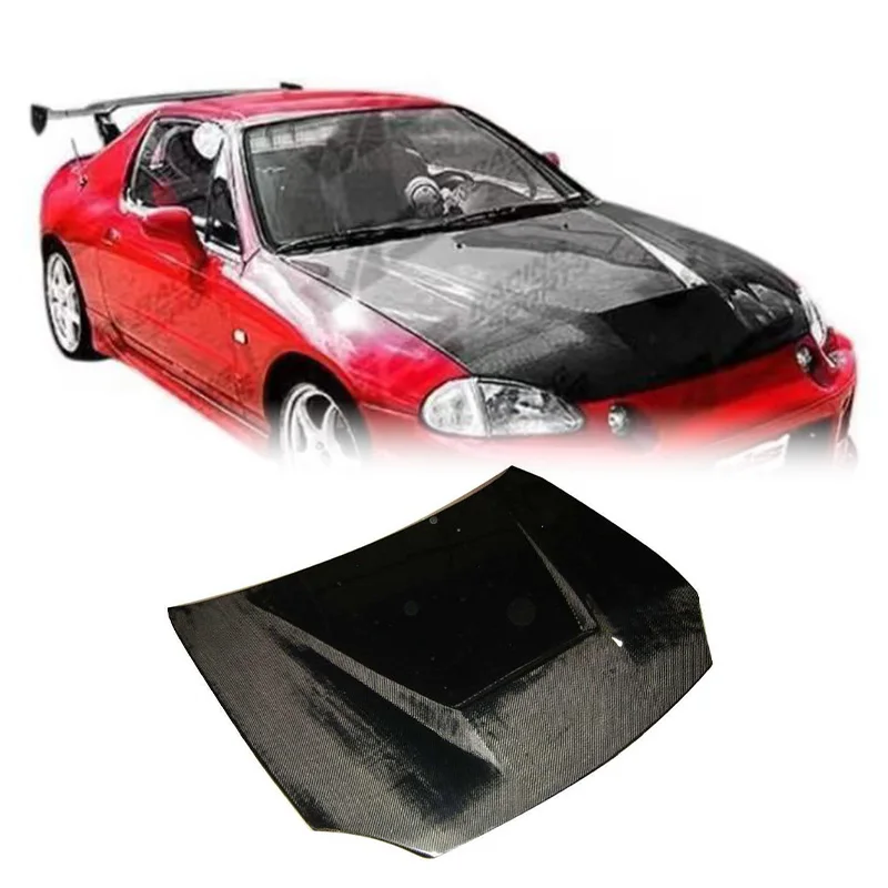 For Honda Del Sol ISD Style Vented Hood Auto Air Flow Bonnet Modification Part