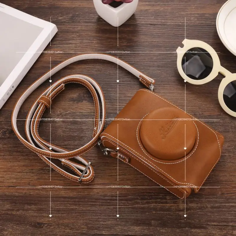 FOR D-LUX6 Camera Case D6 D-lux5 Case D5 Camera Leather Case Genuine Leather Bag