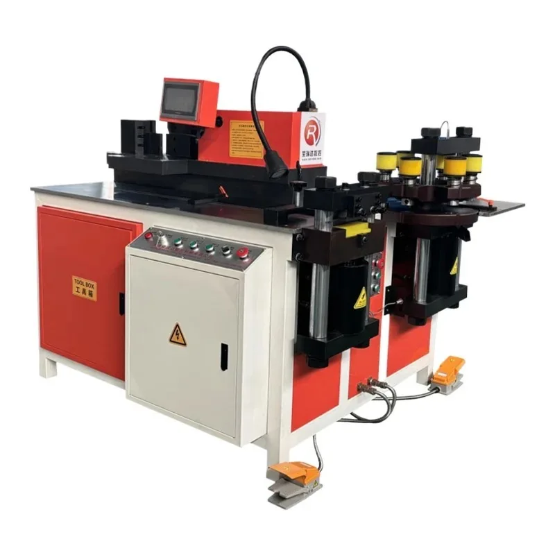 Multi Function Cnc Hydraulic Busbar Processing Machine 3-in-1 Copper Busbar Cutting Punching Bending Busbar Processing Machine