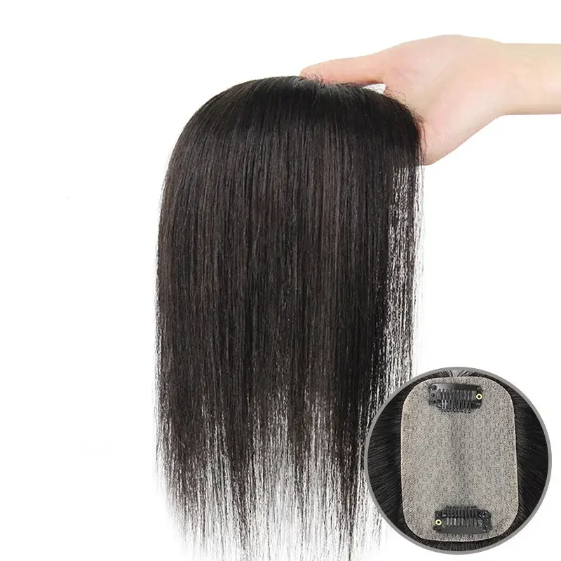 

3x2 4x4 5x5 5x6 3x2 6x8 Silk Topper 100% Human Indian Remy Hair BQ Wig Piece Real Human Hair Topper Women Toupee Wholesale