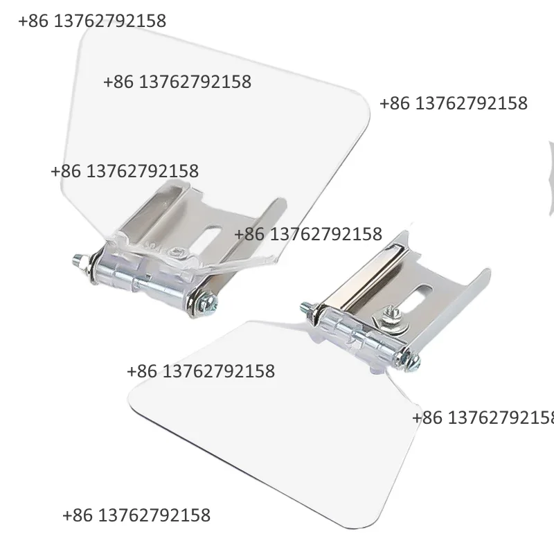 2Pcs High Transparent Safety Eye Shield Bench Grinder Guard Dust Cover Protector Assembly Kit For Abrasive Grinding Machine