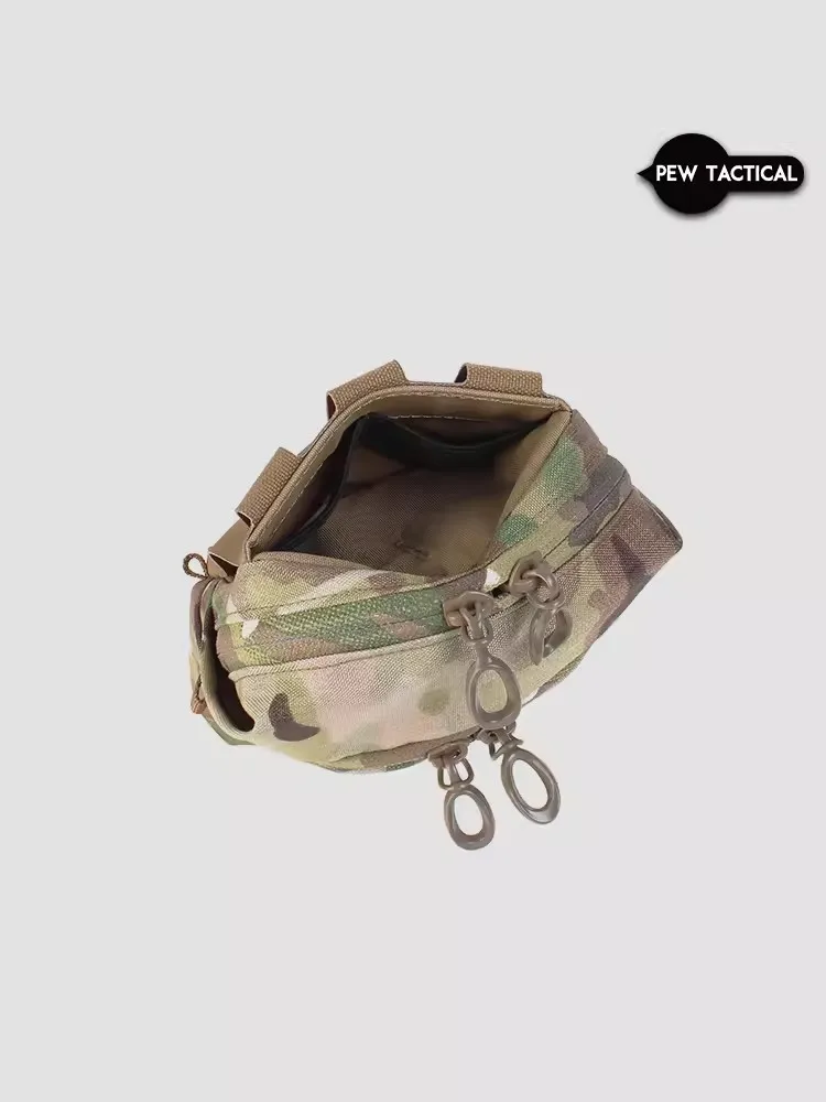 Imagem -04 - Pew-tactical Ferro Estilo Bolsa Vertical Bolso de Uso Geral Molle Conjunto Acessório Backboard Ph82 12x5