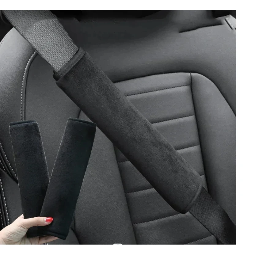 2pc Universal Car Safety Belt Cover Adjustable Seat Belt Cover Shoulder Strap Covers Car Shoulder Protector Pad Auto Accessories