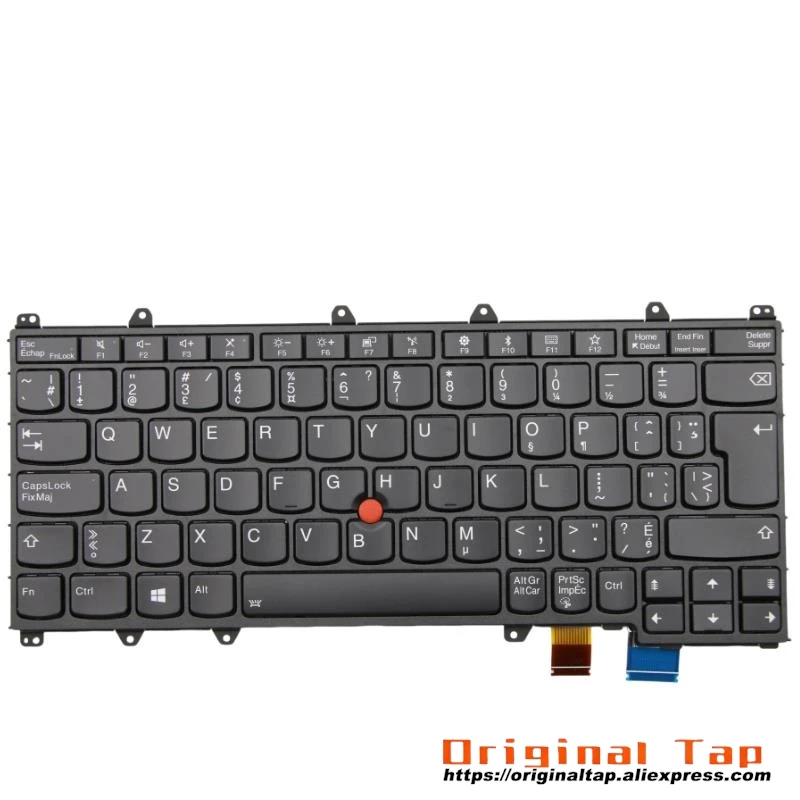 CFB Canadian French Backlit Keyboard for Lenovo Thinkpad X380 Yoga 370 01EN424 01AV713 01HW612 01HW652