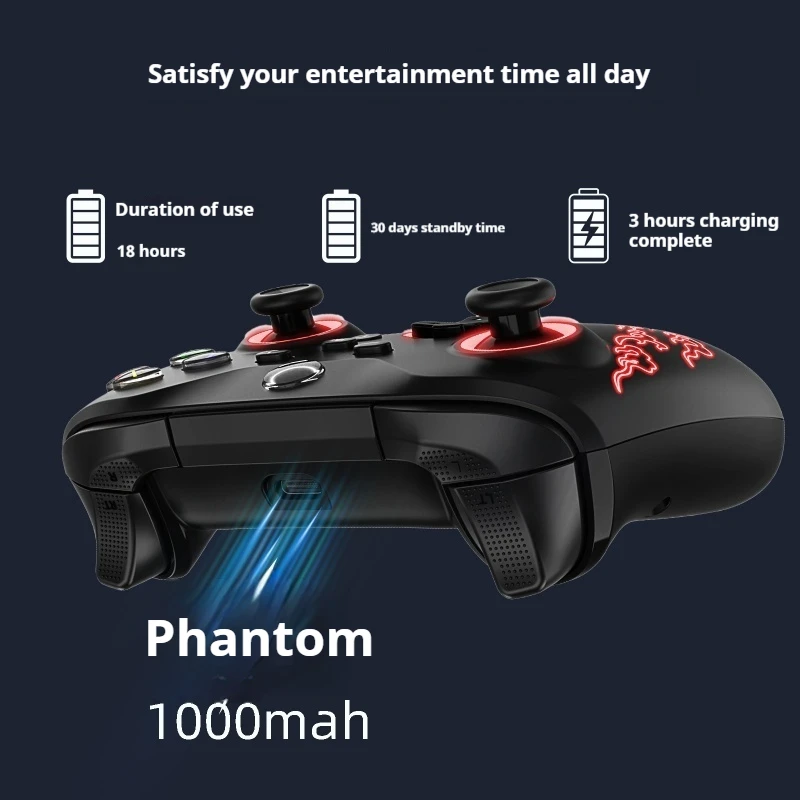 New Switch game controller Black Myth Wukong Bluetooth controller body sensation continuous vibration Hall linear trigger  glare