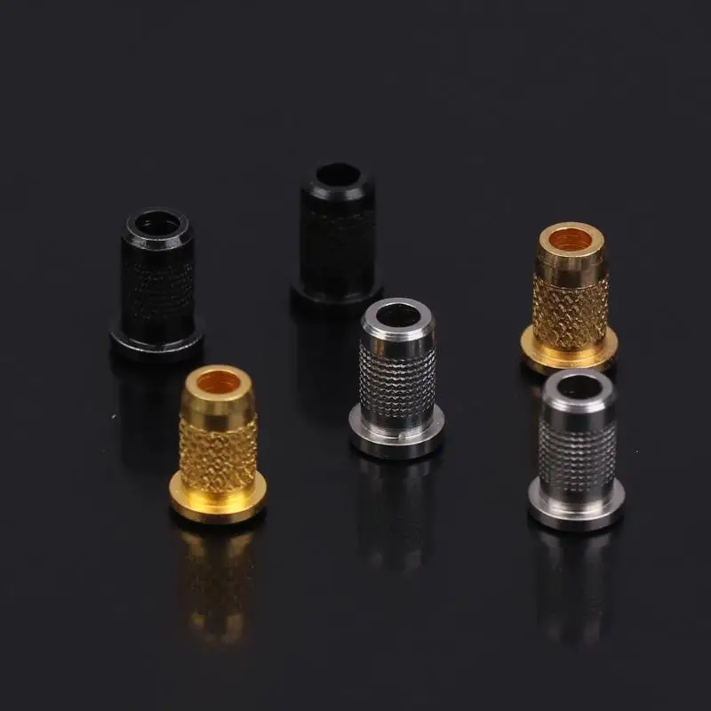 Hot Sale 6pcs Iron Guitar Through Body String Mounting Ferrules Bushings For Electric Guitar Replacement Parts