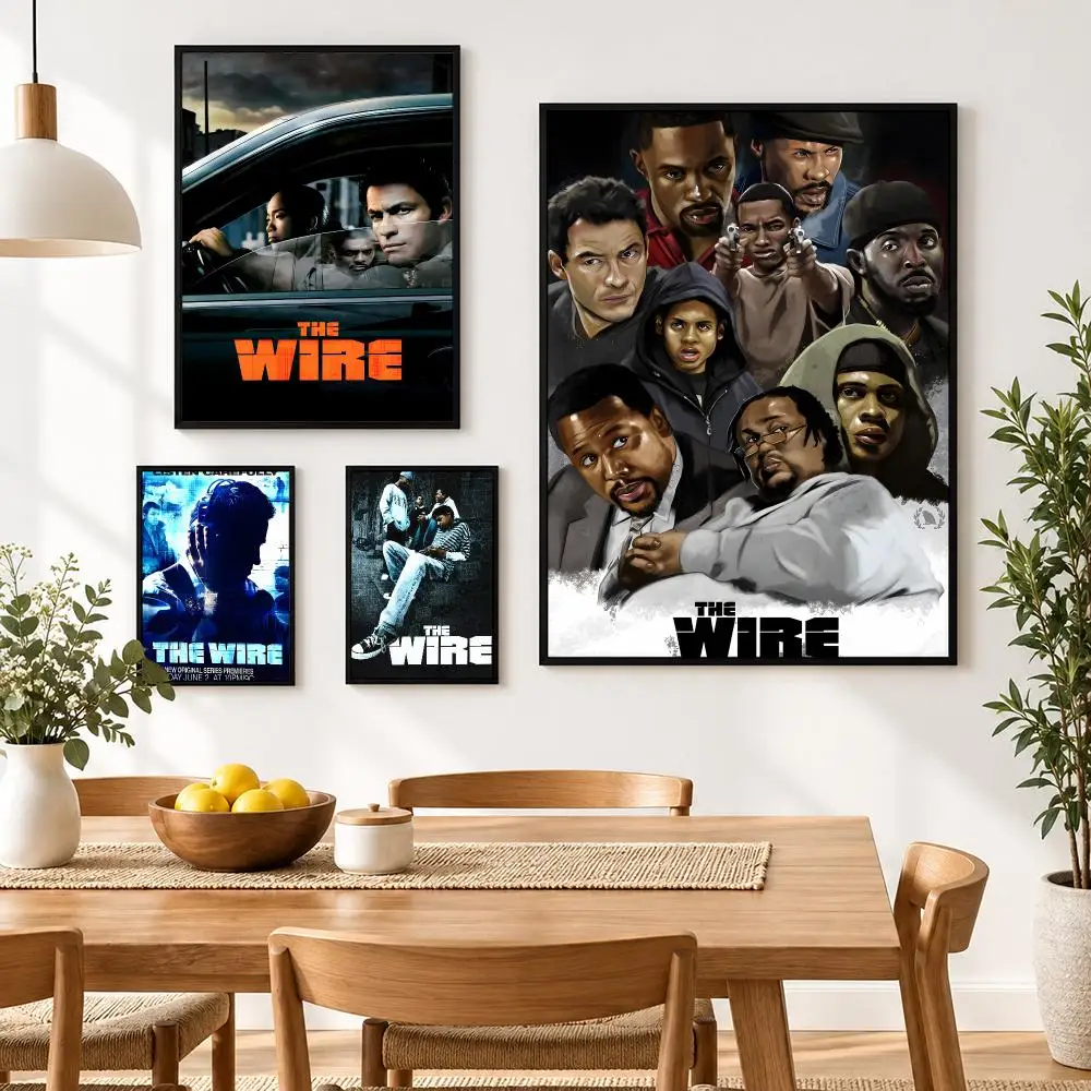 The Wire Poster Waterproof HD Modern Peel And Stick Wall Decor Living Room Dorm Garage