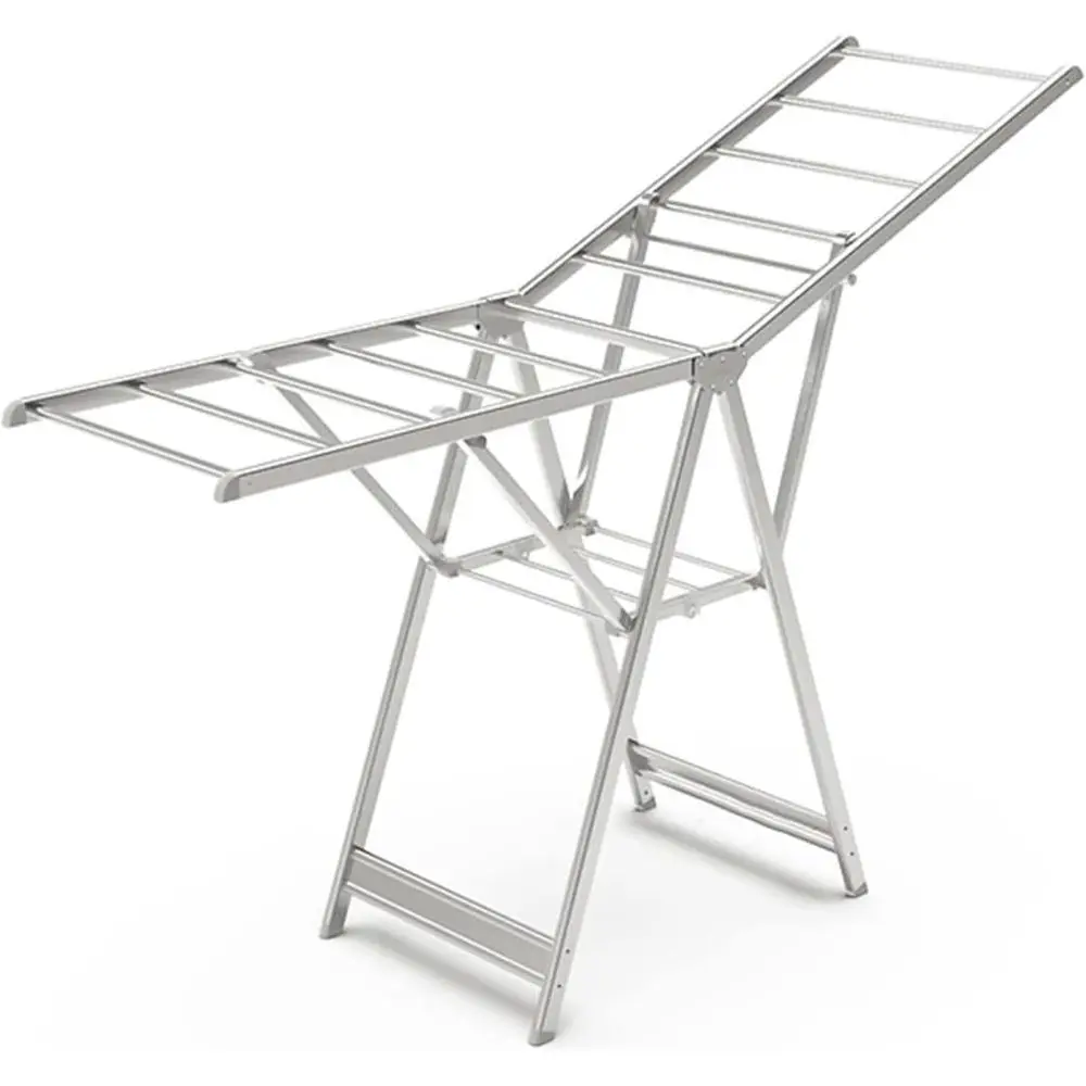 

Портативная двухуровневая складная сушилка для одежды — для внутреннего и наружного использования, складная подставка для белья