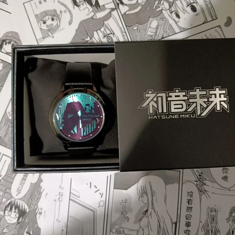 Genuine Hatsune Miku Metal Touch Screen Led Series Manga Role Cosplay Cartoon Character Electronic Watch Festival Gifts For Toys