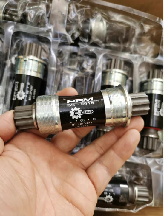 Brand new, bicycle FSA RPM BB-9915 spline center shaft 68 * 108mm/68 * 113mm 10 teeth with screws