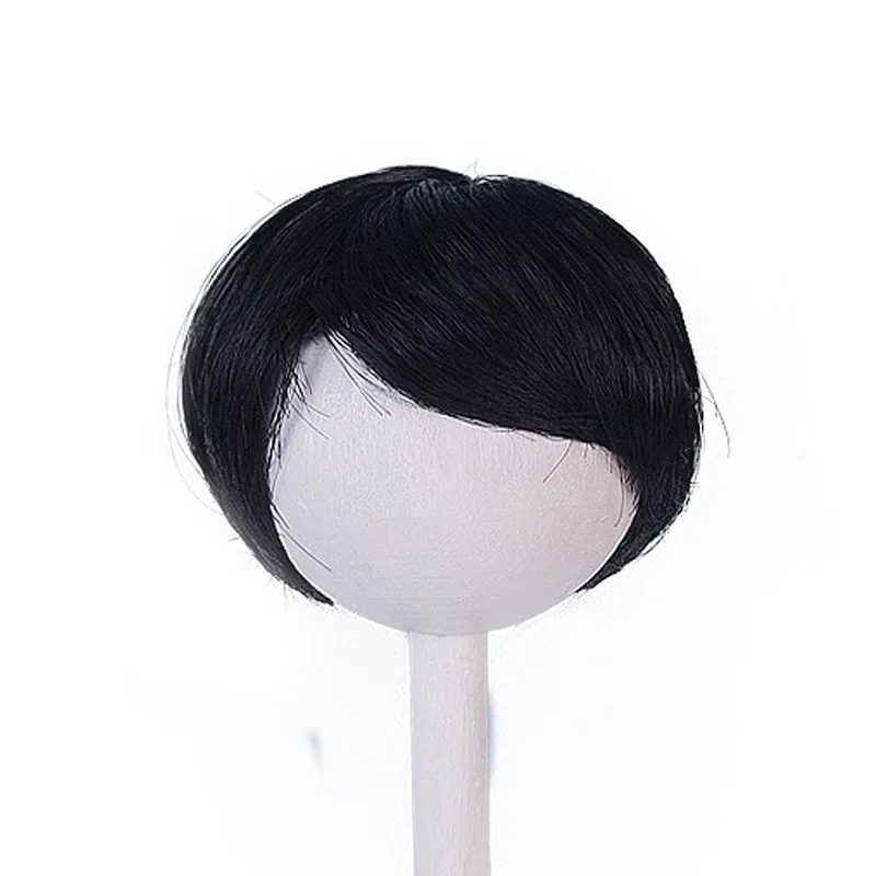 1/6 BJD/SD Dolls16.5-17.5CM Head Circumference Short Hair High Temperature Fiber Doll Wig Multi-color Doll's Accessories