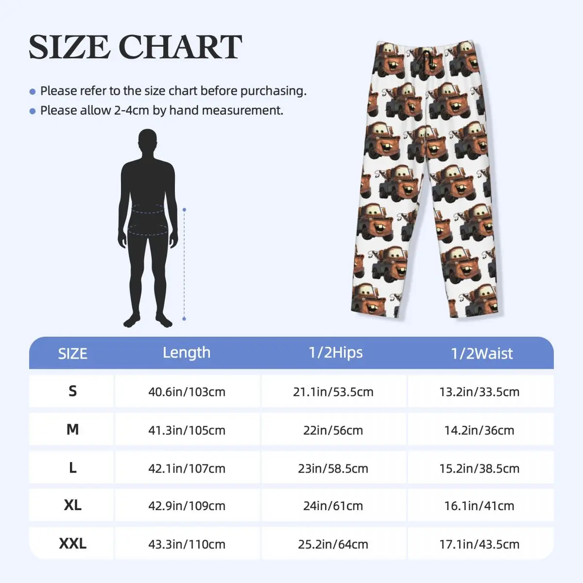 맞춤형 자동차 라이트닝 맥퀸 파자마 바지, 탄성 허리띠, 수면 라운지 하의, 주머니가 있는 잠옷