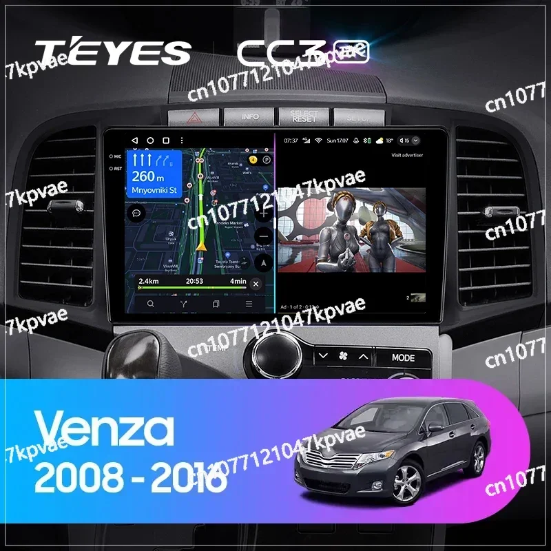 TEYES CC3L CC3 2K for Toyota Venza 2008-2016 Car Radio Multimedia Video Player Navigation Stereo GPS Android 10 No 2din 2din Dvd