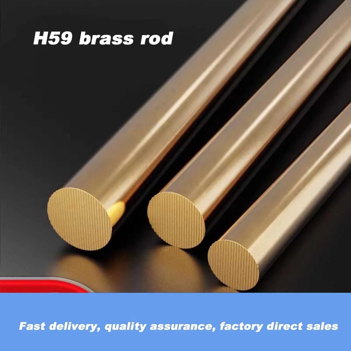 

H59 Brass Solid Round Copper Rod 4mm 5mm 6mm 8mm 10mm-60mm