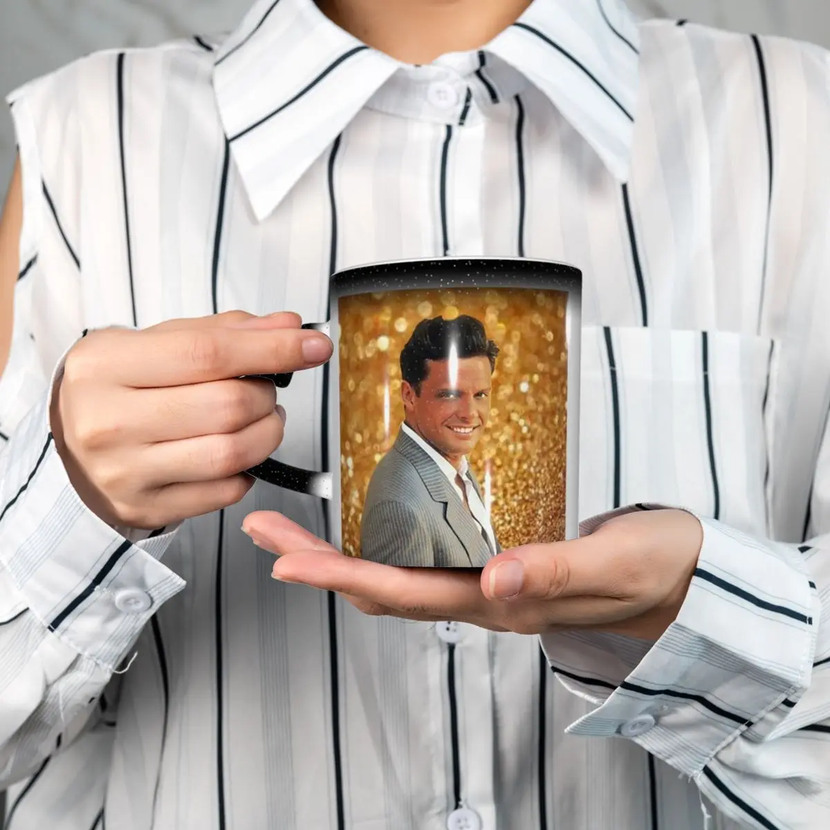 Taza El Sol De México Luis Miguel, divertidas tazas De café De cerámica, tazas De té, taza De leche, artículos para beber, regalo para amigos