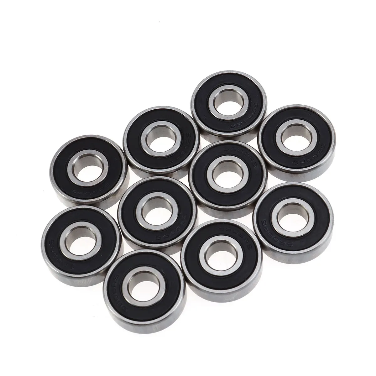 10Pcs 402 Stainless Steel Bearings 8x22x7mm Rustproof Corrosion Resistant Ergonomic Treadmill Radial Ball Bearings