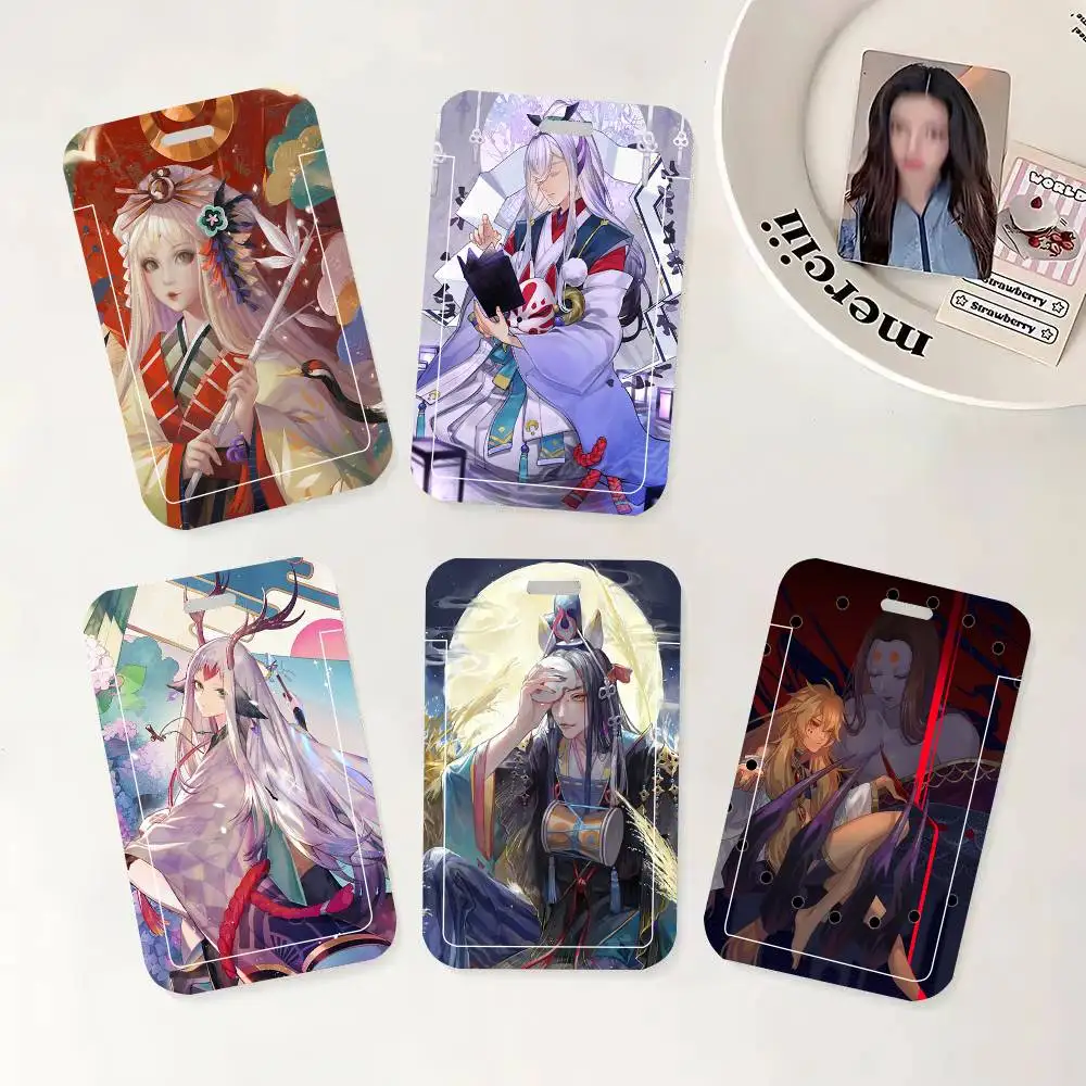 

Onmyoji Black Lanyard Card Holders Student Meal Cards And Campus Ids School