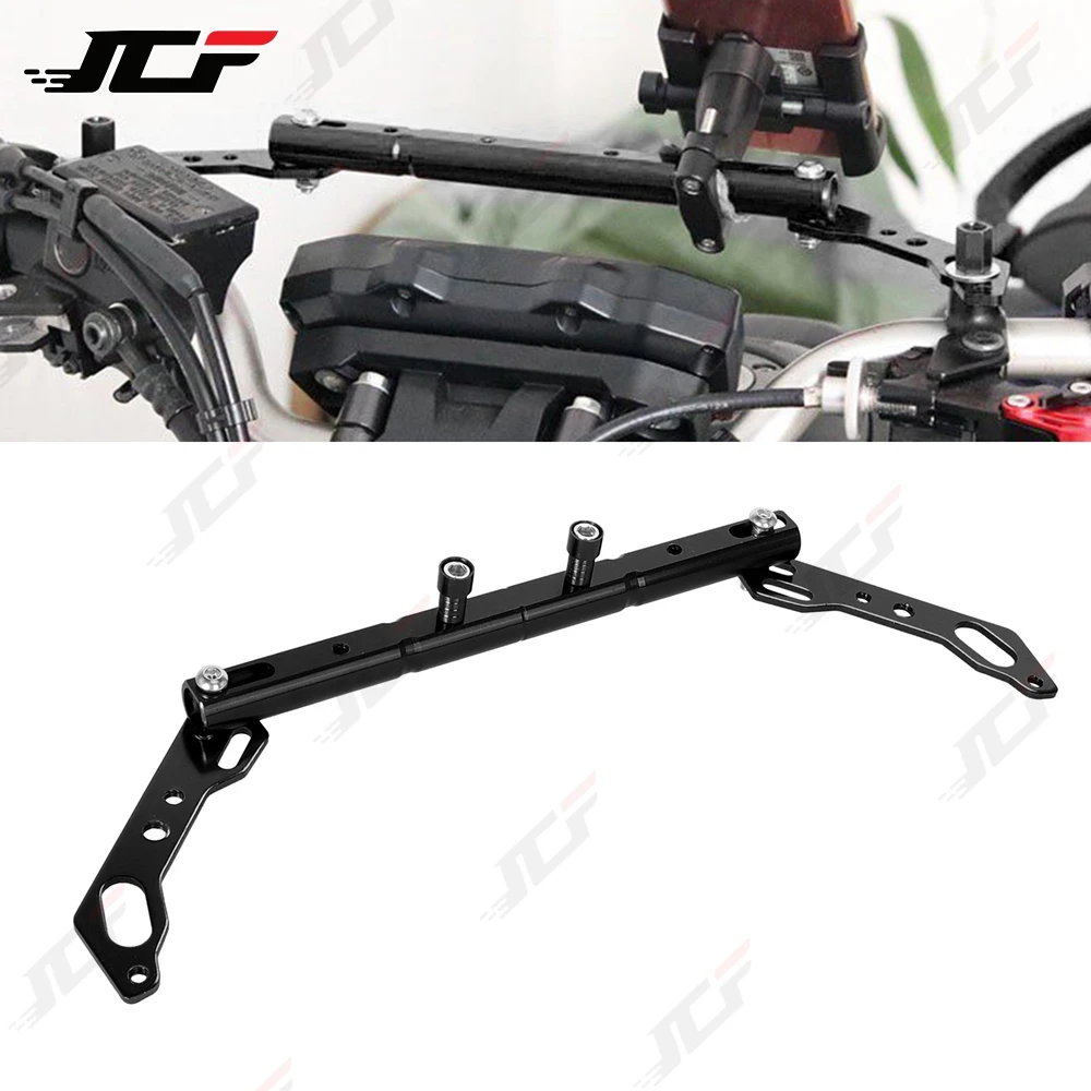 Motorcycle Aluminum Balance Bar Mobile Phone Stand Cross Bar Lever handlebar For SYM JOYMAX GTS CRUISYM ALPHA 125 250 300 Z300