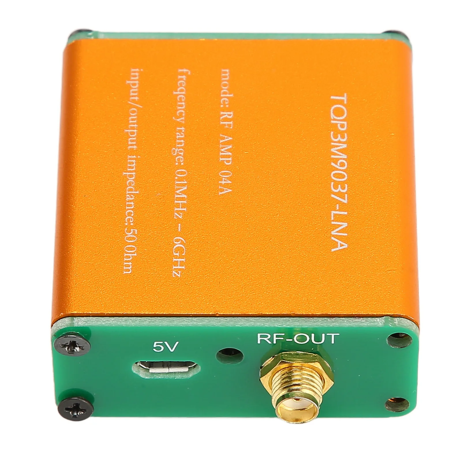 

0.1MHz‑6GHz Full Band Low Noise Amplifier Professional 20dB High Gain LNA RF Power Preamplifier Module Low Noise Preamplifier