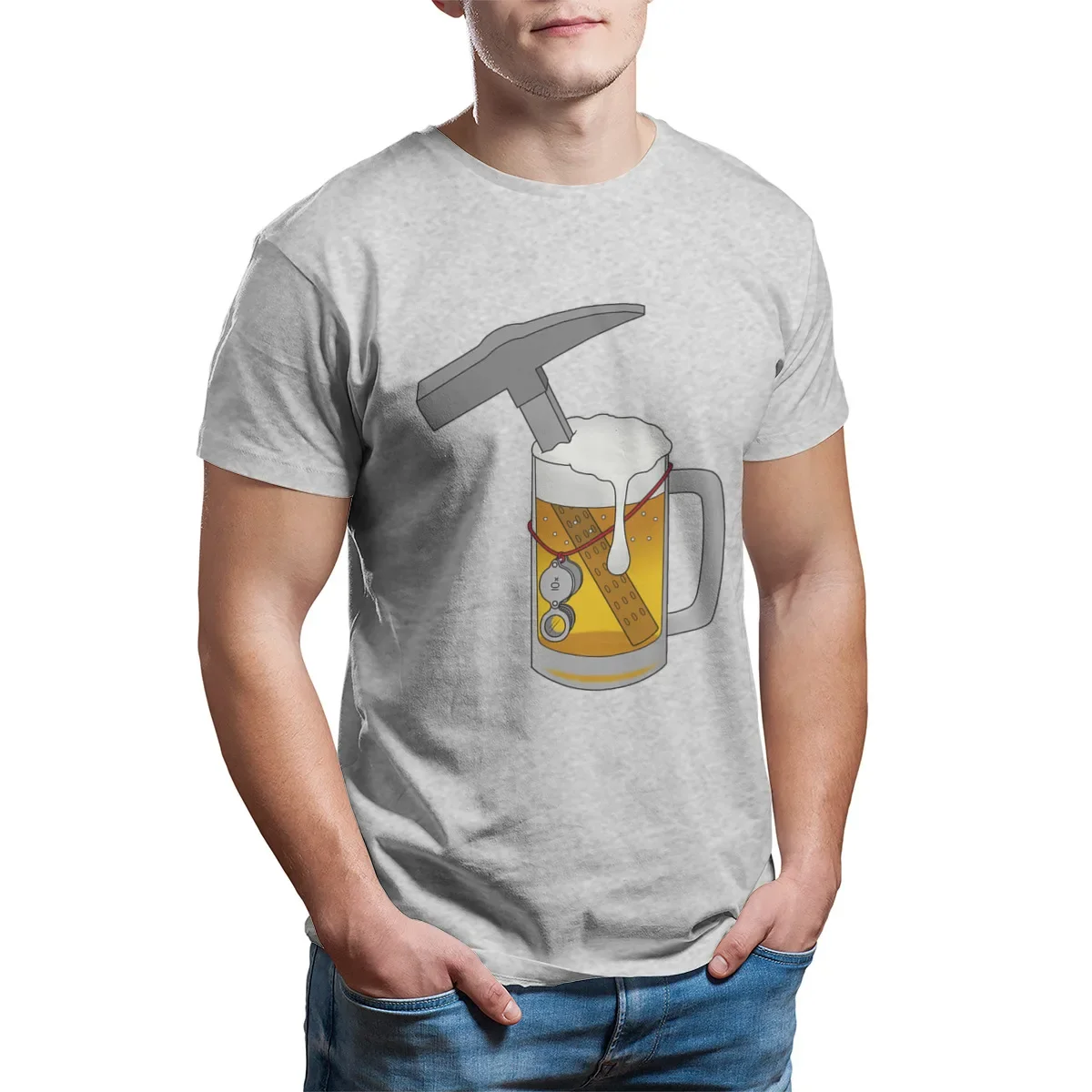 Essentials Custom Wholesale Clothes  4XL 5XL 6XL Hip-Hop Men Clothing 26803 My Drinking Class Has a Geology Problem T-Shirt