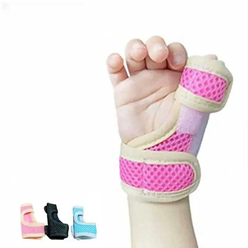 Professional Baby Thumb Brace Sprain Fracture Fixation Infant Children Finger Thumb Support Breathable Thumb Splint Stabilizer