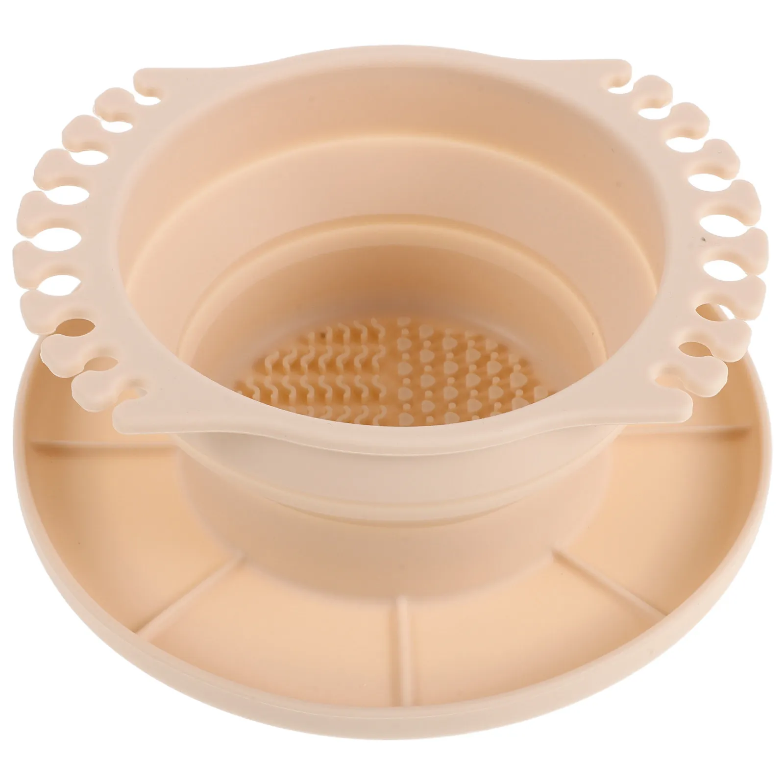 Foldable Collapsible Paint Brush Water Cup Silicone Portable Cleaning Basin for Painting Workshops Studio Outdoor Use