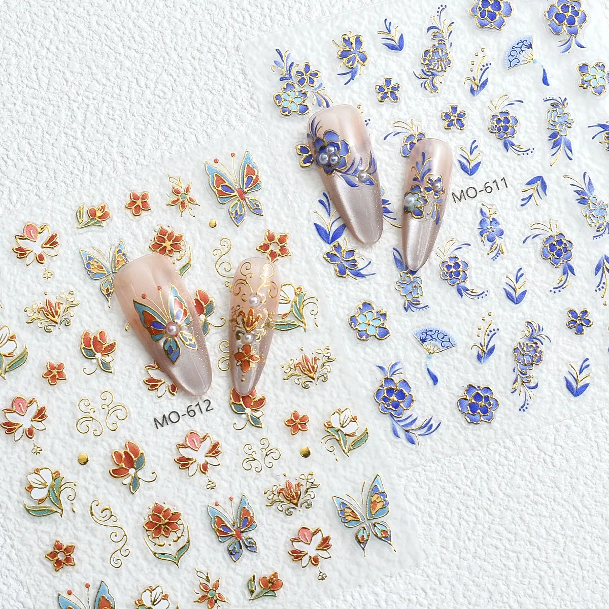3D Blumen-Nagelaufkleber - Frü – Nail Art France Bewertung und Preis
