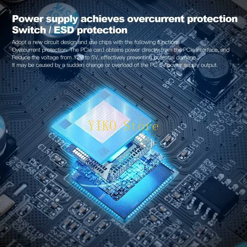 K32C 20Gb USB nhanh 3.1 Thẻ chuyển đổi Pci-e Pcie PCIE Type C để mở rộng nhanh 4 Po