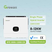HOT New Model Growatt SPE 12000 ES 12000W 1 Phase On Off Grid Home Solar Storage Battery Inverter