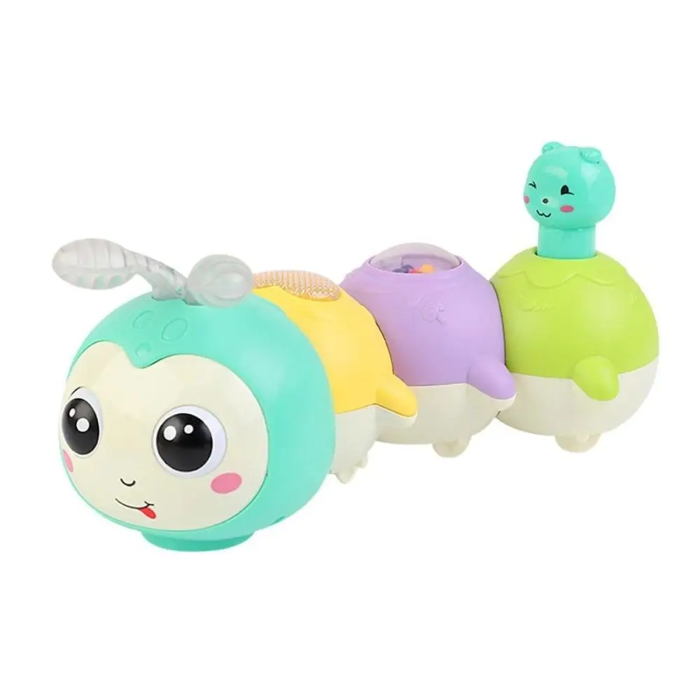 

Montessori Crawling Caterpillar Toy Sensory Magnetic Omnidirectional Caterpillar Toy Cartoon Automatic Steering Electric Toy Car