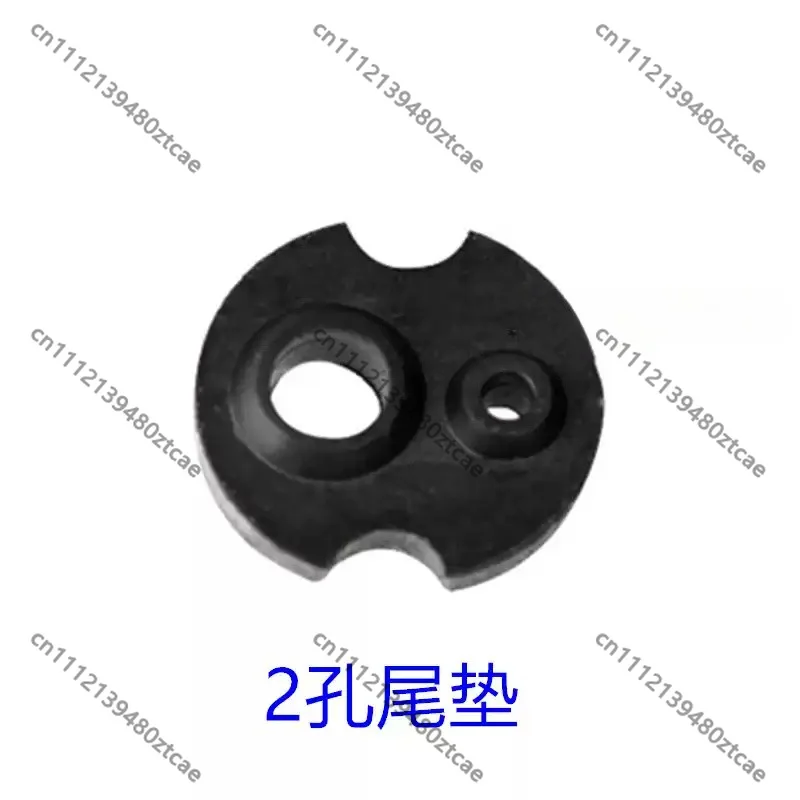 High Temperature Resistant Rubber Seal Washer, Handpiece Tail Gasket for High/Low Speed Handpiece, 2 Hole /4 Hole Spare Gasket
