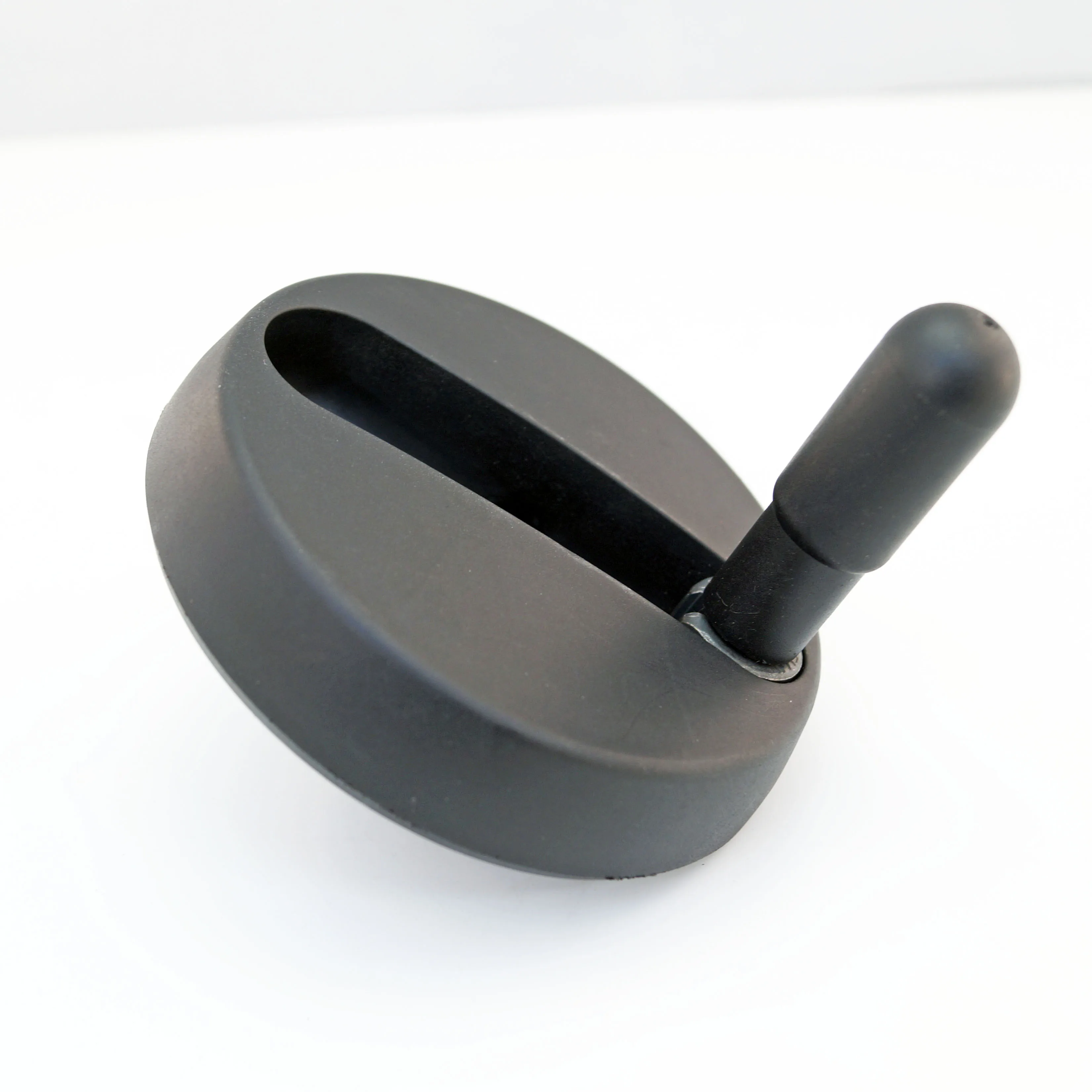 80mm diamter Plastic solid handwheel with folding handle machery handwheel
