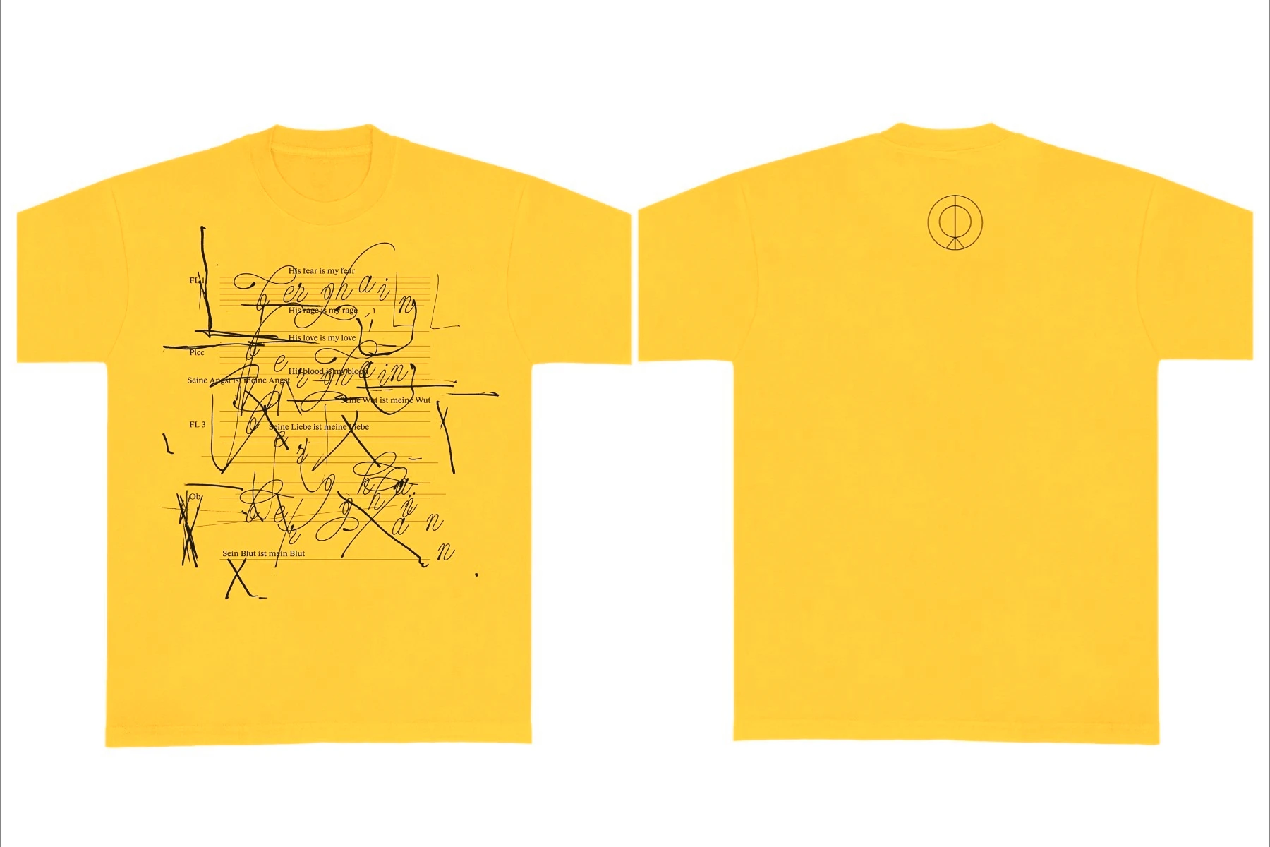 Music Notes Yellow Tee Y2k Tops Harajuku Aesthetic T-shirts Rosalia Lux Tour 2026 Fans Gift Fashion Sport T Shirts Unisex