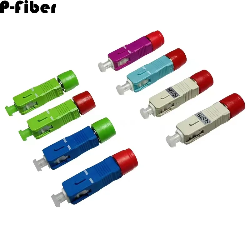 FC-SC adapter female male 2pcs FC to SC fiber optic connector SM MM ftth coupler Light source interface converter customized