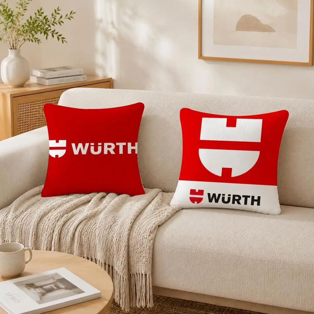 Fashion Ger W-Wurths Group Tools Cushion Cover Plush Decorative Pillow Case With Hidden Zipper Cutecore Room Decor For Home