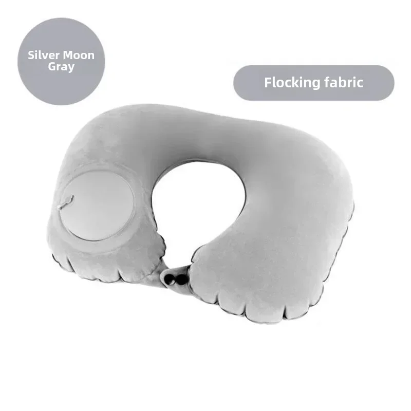 Cross-border Inflatable U-shaped Pillow Neck Protector U-shaped Travel Artifact Cervical Spine Neck Pillow Portable Airplane