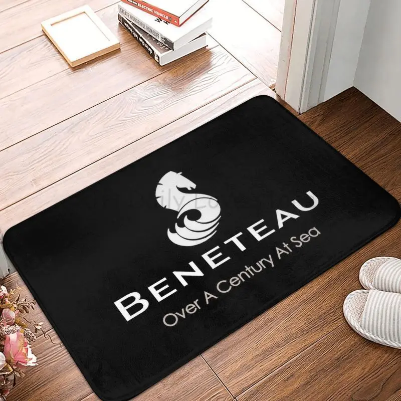 Beneteau Sailboat Sailing Yacht Floor Mat for Front Door Personalized Doormat Non Slip Kitchen Carpet Rug Home Office Decoration