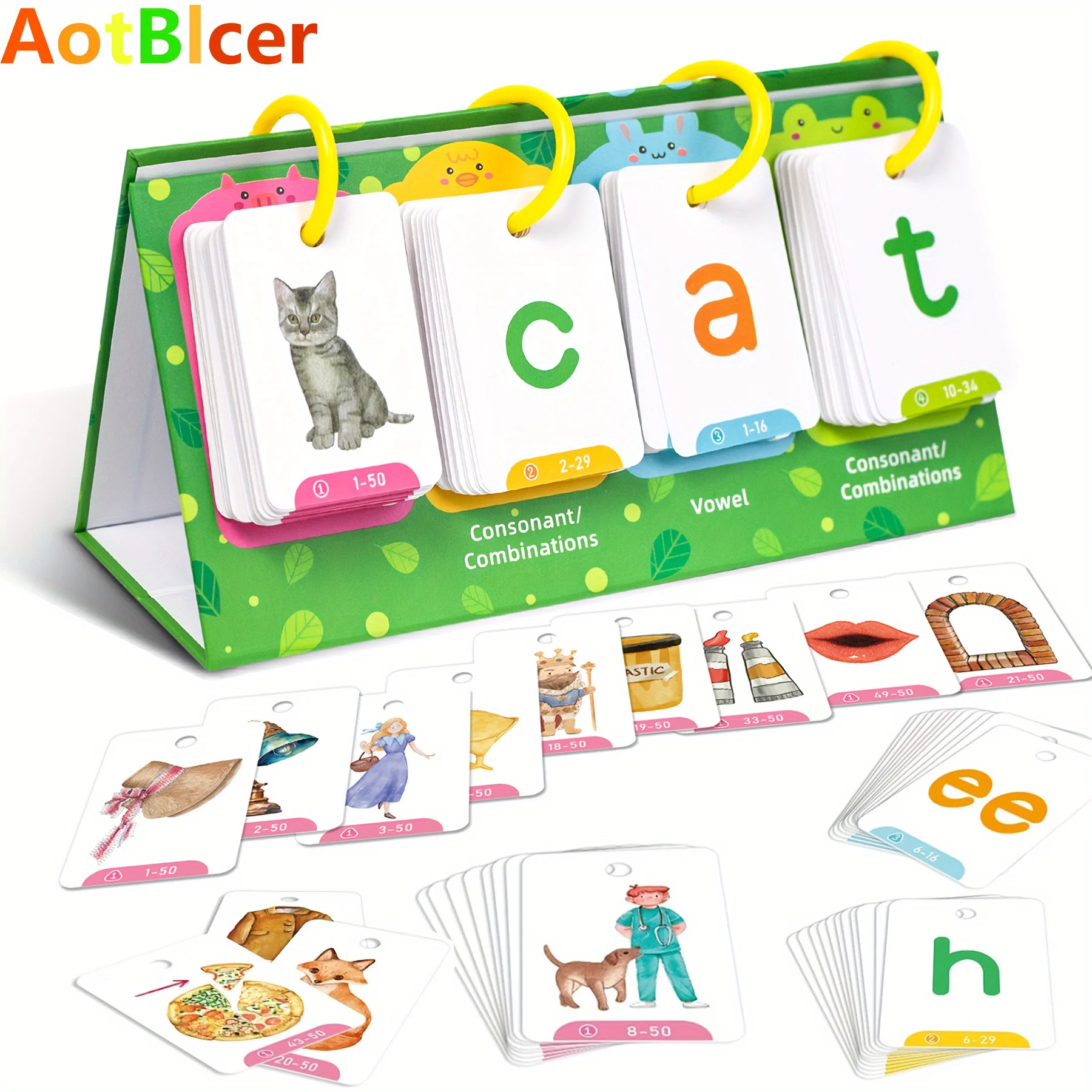 129Pcs Sight Words List English Educational Flash Cards Vocabulary Building High Frequency Words Teacher Teaching Kids Toys 2025