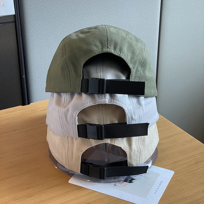 Casquette à visière à bord court pour hommes et femmes, chapeau de camping en plein air, casquette de baseball à bord souple, sports, couple, 5