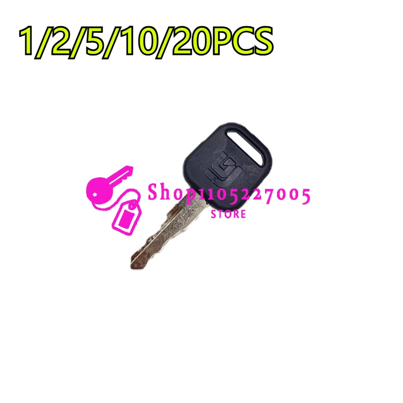 1/2/5/10/20PCS 34B0557 Keys for Ignition KEYS 906D/907C/920/922/908/915/925/936E Heavy Equipment Excavator with KeyChian