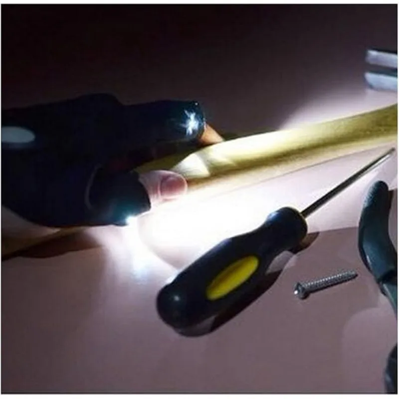 right/left hand Night Light Waterproof Fishing Gloves with LED Flashlight Rescue Tools Outdoor Gear Cycling Practical Durable