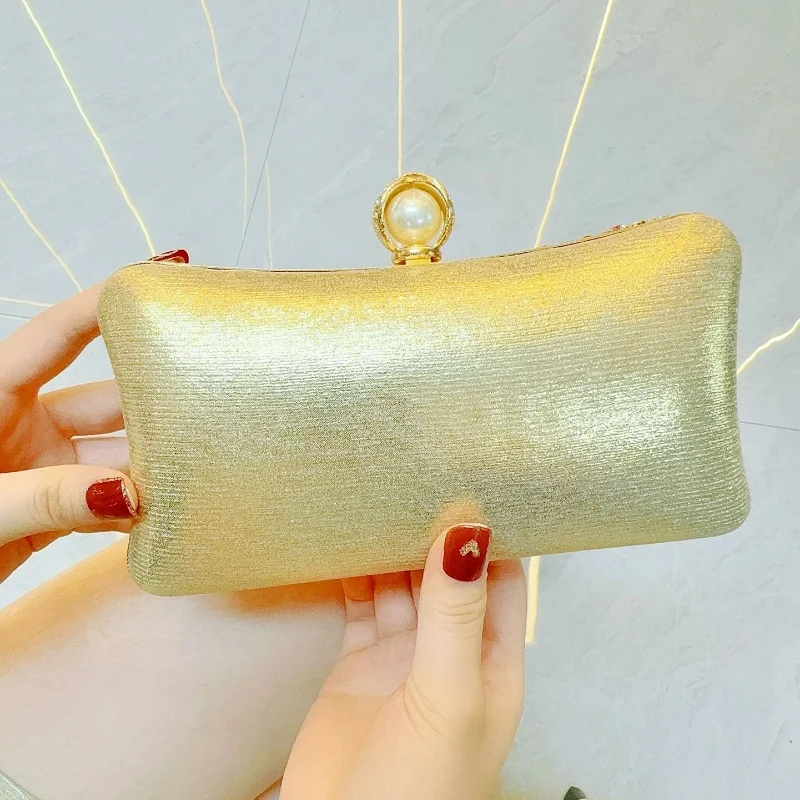Bolso de mano delicado de lujo de diseñador superior para mujer, bolso de mano de fiesta, bolso de noche con tachuelas de diamantes, bolso de hombro tipo bandolera para mujer