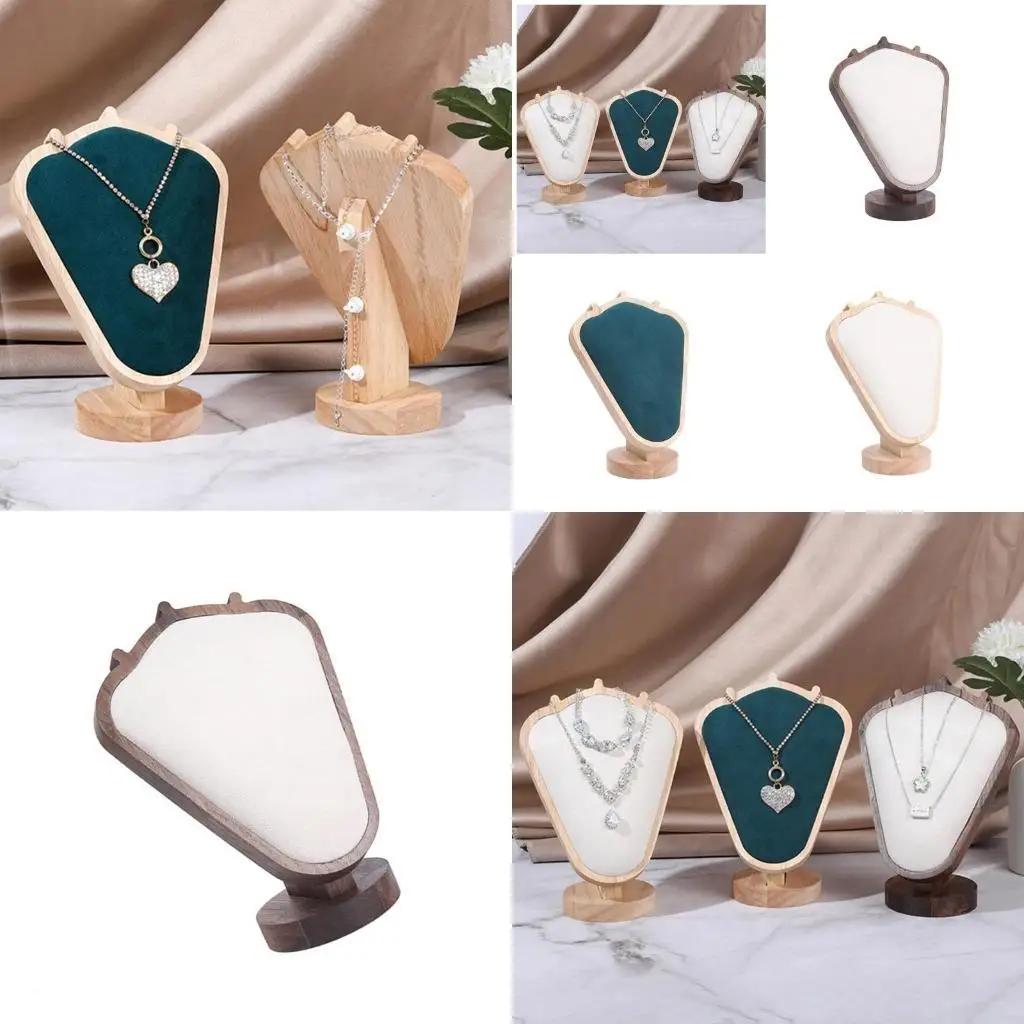 

31BB Velvets Necklace Display Stand Sophisticated Jewelry Showcase Rack Handmade Dressing Table Decoration