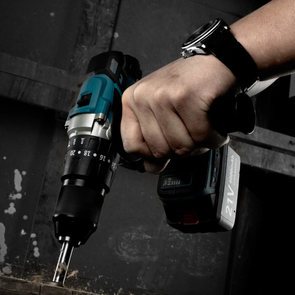 Brushless Electric Impact Drill 3 In 1 Electric Cordless Lithium-Ion Battery Mini Electric Power Screwdriver for Makita Battery