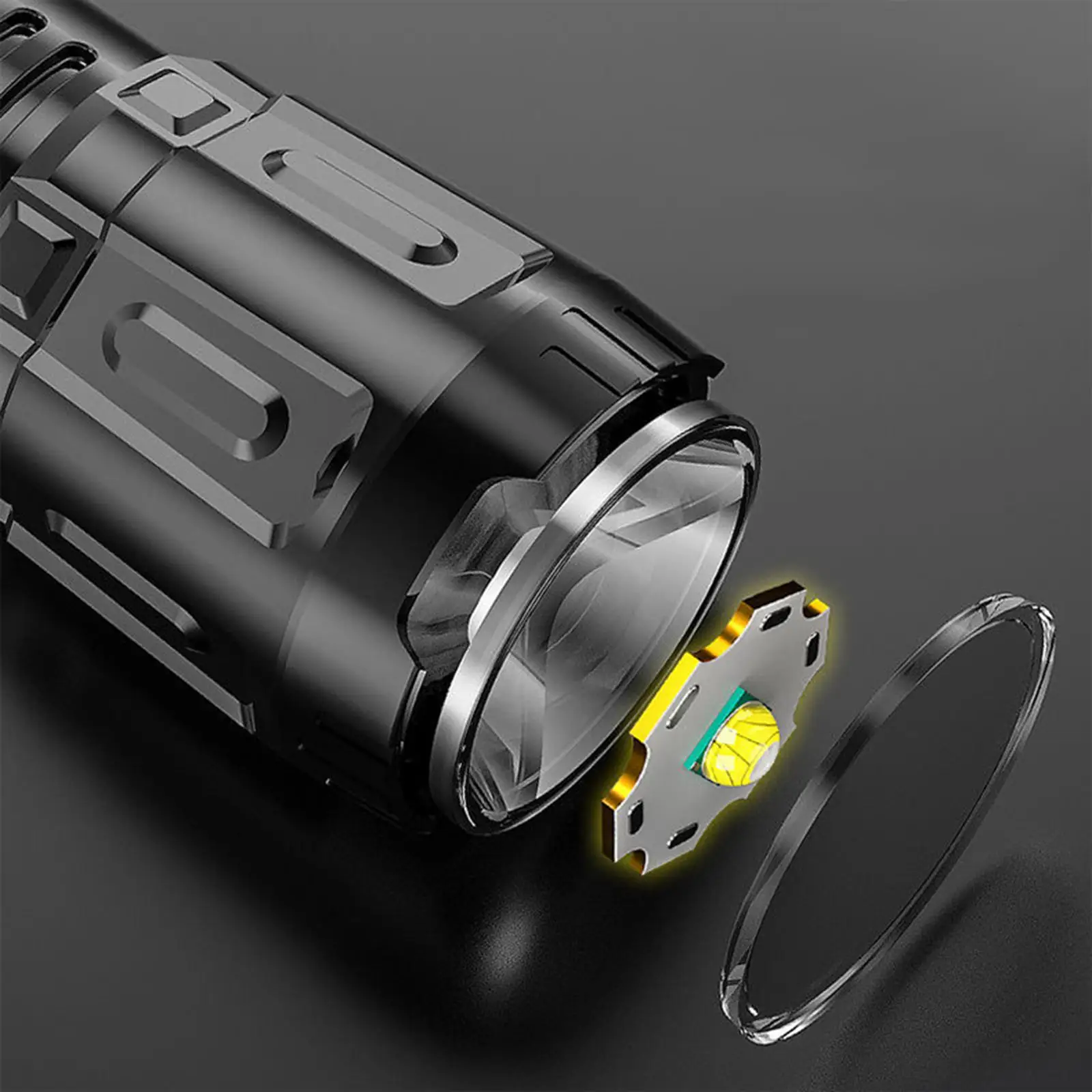 Mini torcia portatile impermeabile Bright USB ricaricabile per le emergenze