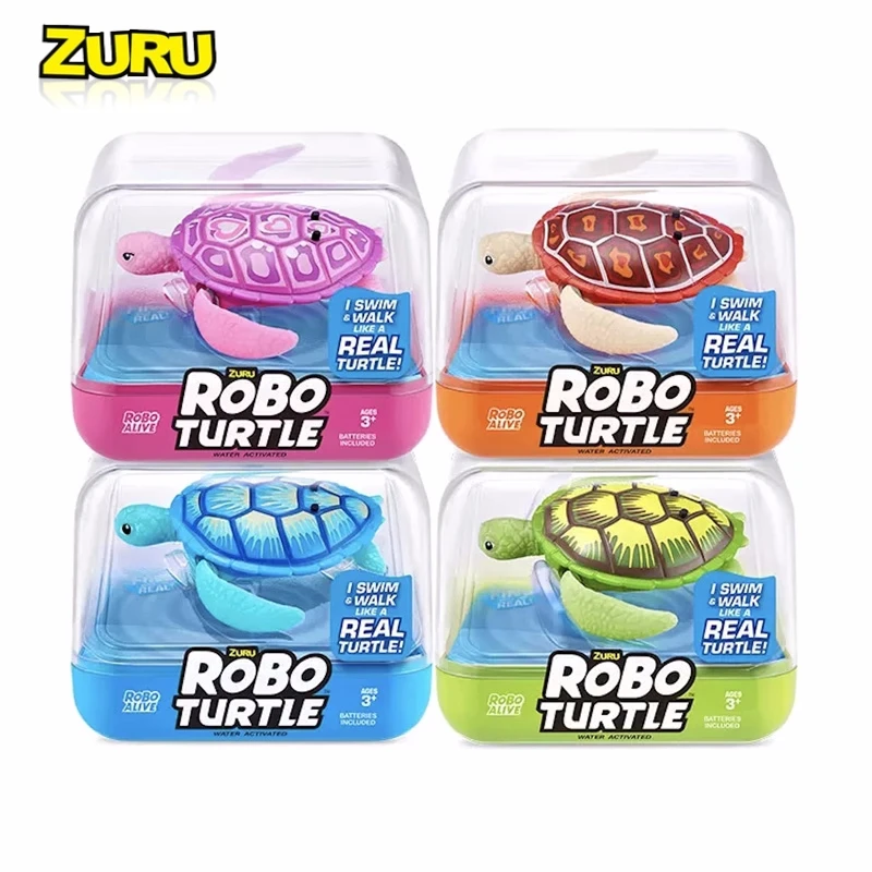 ZURU Clown Fish Children Shower and Water Playing Little Turtle Toy Electric Simulation Animal Holiday Gifts for Children