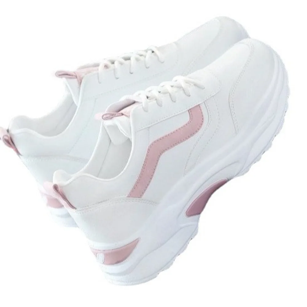 ربيع الخريف المرأة عادية Zapatos Mujer أحذية مريحة للتنفس شبكة أحذية رياضية نسائية شقة بيضاء أحذية رياضية حذاء مبركن